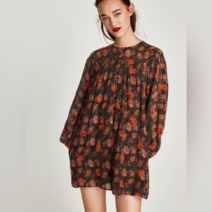 Zara Trafaluc Collection Floral Dress